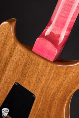 PRS Eddie's Guitars Wood Library Special Semi Hollow Quilt/Stained Maple Neck - Bonnie Pink electric guitar