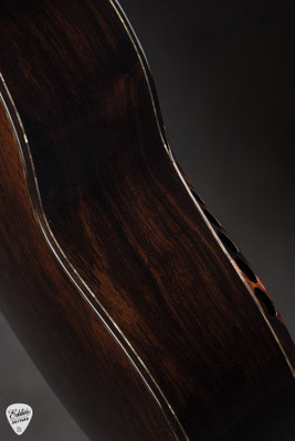 Kevin Ryan Arts & Crafts Nightingale Grand Soloist Acoustic Guitar in Bloody Basin Jasper with Lutz Spruce & African Blackwood