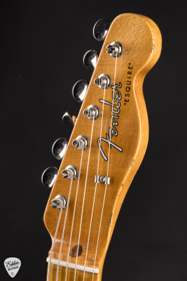 Fender Custom Shop 1956 Esquire Relic Super Faded Burgundy Mist Metallic Electric Guitar