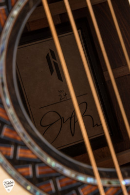 Judson Riviere Orchestra Model Acoustic Guitar with Italian Spruce & Cocobolo