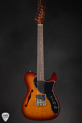 Fender Custom Shop 1960 Telecaster Thinline NOS Violin Burst Electric Guitar