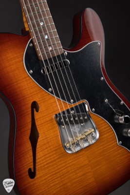 Fender Custom Shop 1960 Telecaster Thinline NOS Violin Burst Electric Guitar