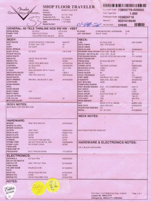 Fender Custom Shop Floor Traveler