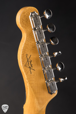 Fender Custom Shop Limited Edition 1956 Esquire Relic Super Aged Charcoal Frost Metallic Electric Guitar