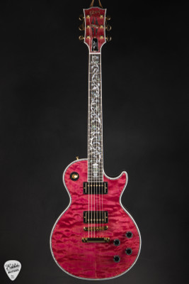 Gibson Custom Shop PSL Les Paul Ultima "Tree of Life" Chablis Pink electric guitar