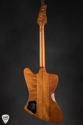 Kauer Banshee Deluxe Macassar Ebony Figured Spanish Mahogany electric guitar