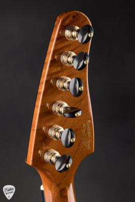 Kauer Banshee Deluxe Macassar Ebony Figured Spanish Mahogany electric guitar