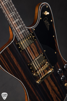 Kauer Banshee Deluxe Macassar Ebony Figured Spanish Mahogany electric guitar
