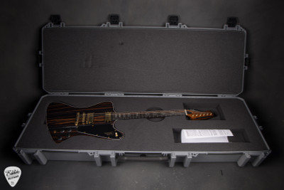 Kauer Banshee Deluxe Macassar Ebony Figured Spanish Mahogany electric guitar