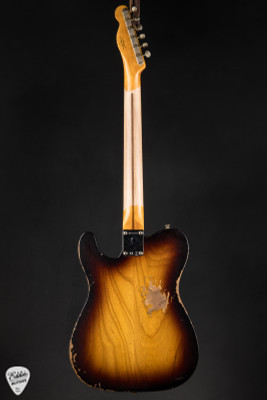 Fender Custom Shop SR25 CuNiFe Blackguard Telecaster Heavy Relic Faded Aged 2 Color Sunburst electric guitar
