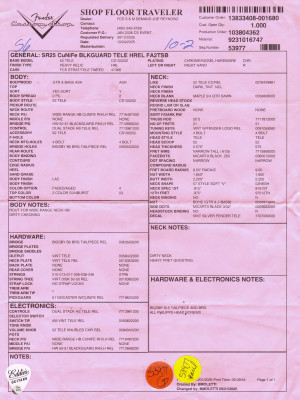 Fender Custom Shop SR25 CuNiFe Blackguard Telecaster Heavy Relic Faded Aged 2 Color Sunburst electric guitar