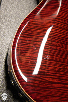 2009 PRS Hollowbody II Piezo Electric Guitar in Red Tiger