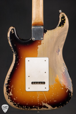 Fender Custom Shop Limited Edition Masterbuilt John Frusciante Stratocaster 3-Color Sunburst electric guitar