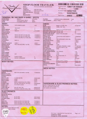 Fender Custom Shop Floor Traveler