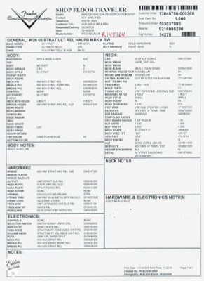 Fender Custom Shop Floor Traveler