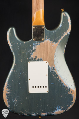 Fender Custom Shop Master Built 1965 Stratocaster Ultra Relic Heavy Aged Lake Placid Blue Electric Guitar