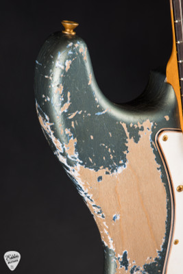 Fender Custom Shop Master Built 1965 Stratocaster Ultra Relic Heavy Aged Lake Placid Blue Electric Guitar