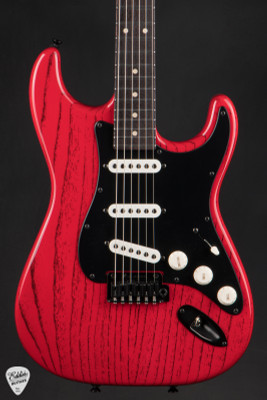 Tom Anderson Icon Classic Ferrari Red with Black Dog Hair electric guitar