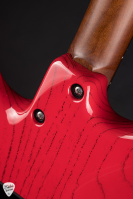 Tom Anderson Icon Classic Ferrari Red with Black Dog Hair electric guitar