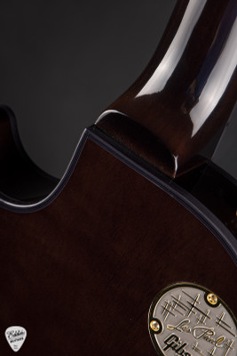 Gibson Custom Shop PSL Les Paul Custom Figured Electric Guitar in Charcoal Widow