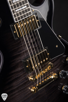 Gibson Custom Shop M2M Les Paul Custom Figured Charcoal Widow electric guitar