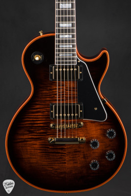 Gibson Custom Shop PSL Les Paul Custom Figured Orange Widow electric guitar