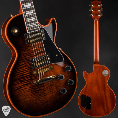 Gibson Custom Shop PSL Les Paul Custom Figured Orange Widow electric guitar