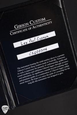 Gibson Custom Shop PSL Les Paul Custom Figured Orange Widow electric guitar