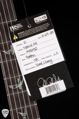 Paul Reed Smith Eddie’s Guitars Wood Library Special Semi-Hollow Rosewood Neck Electric guitar in Angry Larry