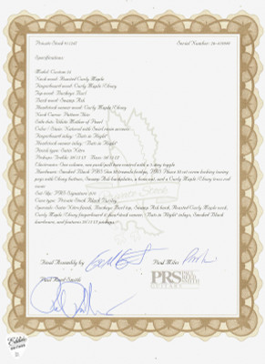 PRS Private Stock #11247 Custom 24 Buckeye Burl electric guitar