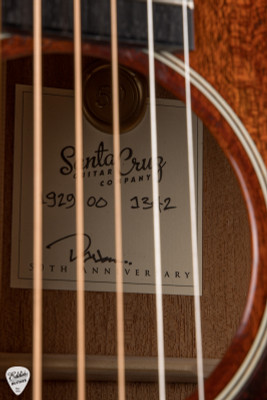 2025 Santa Cruz 50th Anniversary 1929 OO with All Mahogany