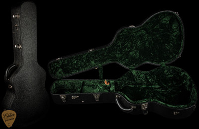 Case for Bourgeois The Whyte Rabbit SJ Carved Back Acoustic guitar with Adirondack Spruce & Curly Maple