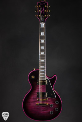 Gibson Custom Shop PSL Les Paul Custom Figured Gloss Pink Widow Electric Guitar