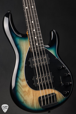 Ernie Ball Music Man StingRay 5 Special HH - Mean Blue Burst