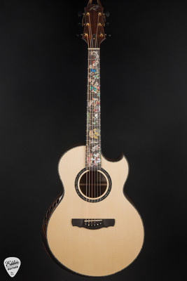 Kevin Ryan Nightingale Grand Soloist Acoustic Guitar with Alpine Spruce & Grafted Walnut