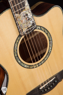 2024 Kevin Ryan Nightingale Grand Soloist Acoustic Guitar with Adirondack Spruce & Nicaraguan Rosewood