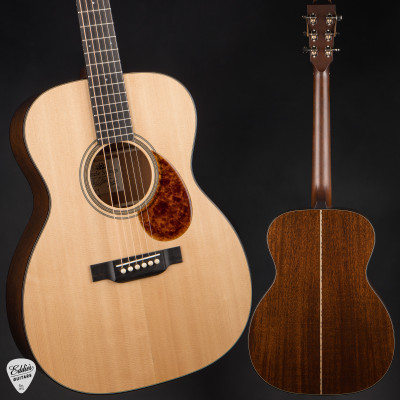 Circle Strings Salvage OM Acoustic Guitar with Sinker Sitka Spruce & Old Mahogany