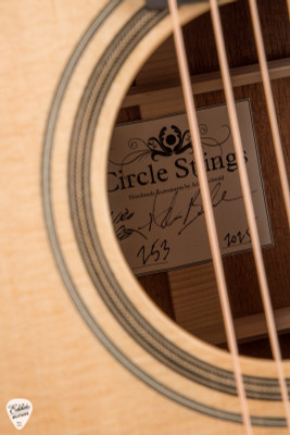 Circle Strings Salvage Dreadnought Acoustic Guitar with Sinker Sitka Spruce & Old Mahogany