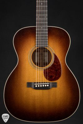 Circle Strings Salvage OM Burst Acoustic Guitar with Sinker Sitka Spruce & Old Mahogany