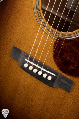 Circle Strings Salvage OM Burst Acoustic Guitar with Sinker Sitka Spruce & Old Mahogany