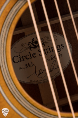 Circle Strings Salvage Dreadnought Burst Acoustic Guitar with Sinker Sitka Spruce & Old Mahogany