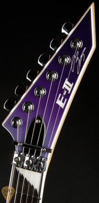 2023 - ESP E-II Alexi Ripped Purple Fade Satin W/ Ripped Pinstripes