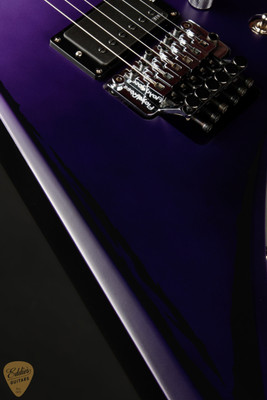 2023 - ESP E-II Alexi Ripped Purple Fade Satin W/ Ripped Pinstripes