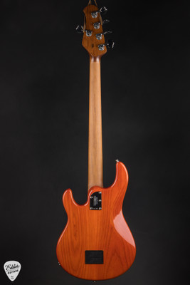Ernie Ball Music Man StingRay 5 Special H Bass Guitar in Translucent Orange