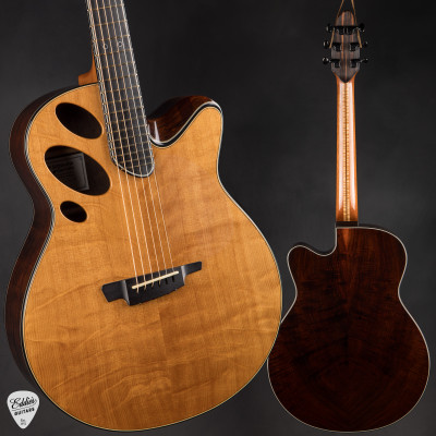 2007 Sheldon Schwartz Oracle 16 Acoustic Guitar with Bearclaw Sitka Spruce and Brazilian Rosewood