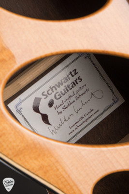 2007 Sheldon Schwartz Oracle 16 Acoustic Guitar with Bearclaw Sitka Spruce and Brazilian Rosewood