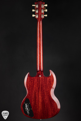 2021 Gibson Custom Shop 60th Anniversary 1961 SG Les Paul Standard Sideways Vibrola VOS Electric Guitar in Cherry Red