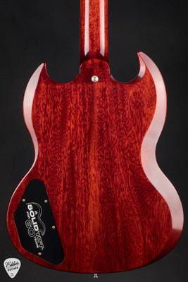 2021 Gibson Custom Shop 60th Anniversary 1961 SG Les Paul Standard Sideways Vibrola VOS Electric Guitar in Cherry Red