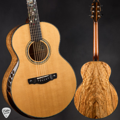 2019 Kevin Ryan Nightingale Grand Soloist Acoustic Guitar with Engelmann Spruce & Figured Mango