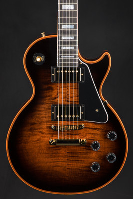 Gibson Custom Shop PSL Les Paul Custom Figured Orange Widow Electric Guitar